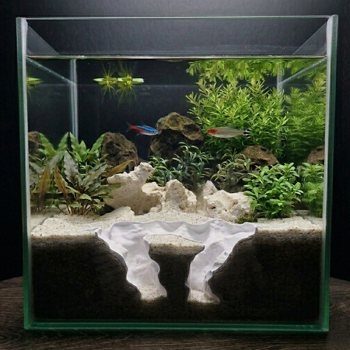 Stone Vortex Den Aquarium Cave