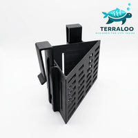 Planter box mounted on aquarium