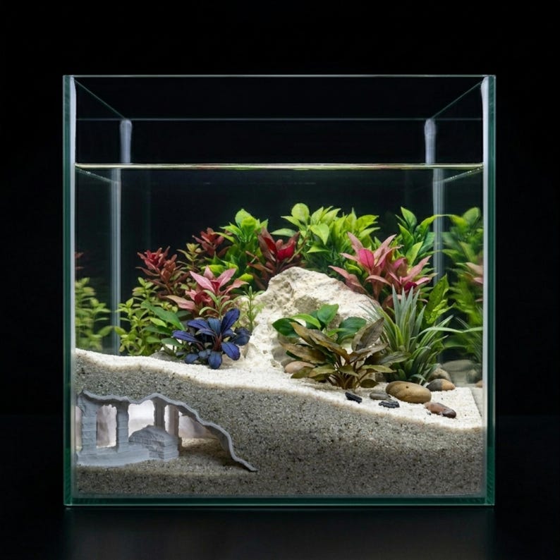 Ancient Ruins Aquarium Cave
