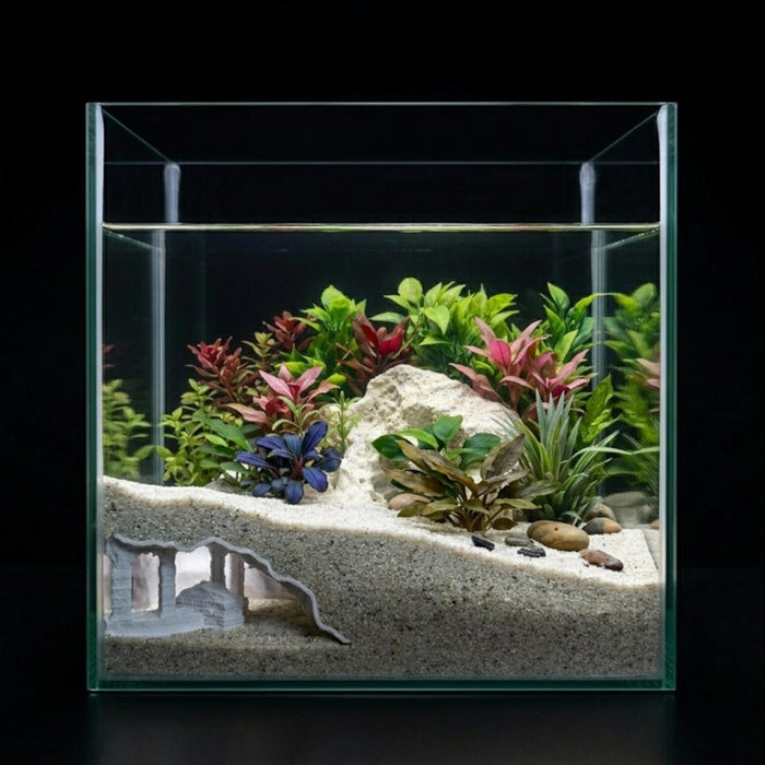Ancient Ruins Aquarium Cave