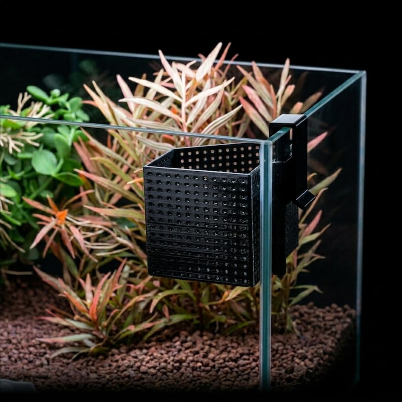 Corner Media Planter Box mounted on tank